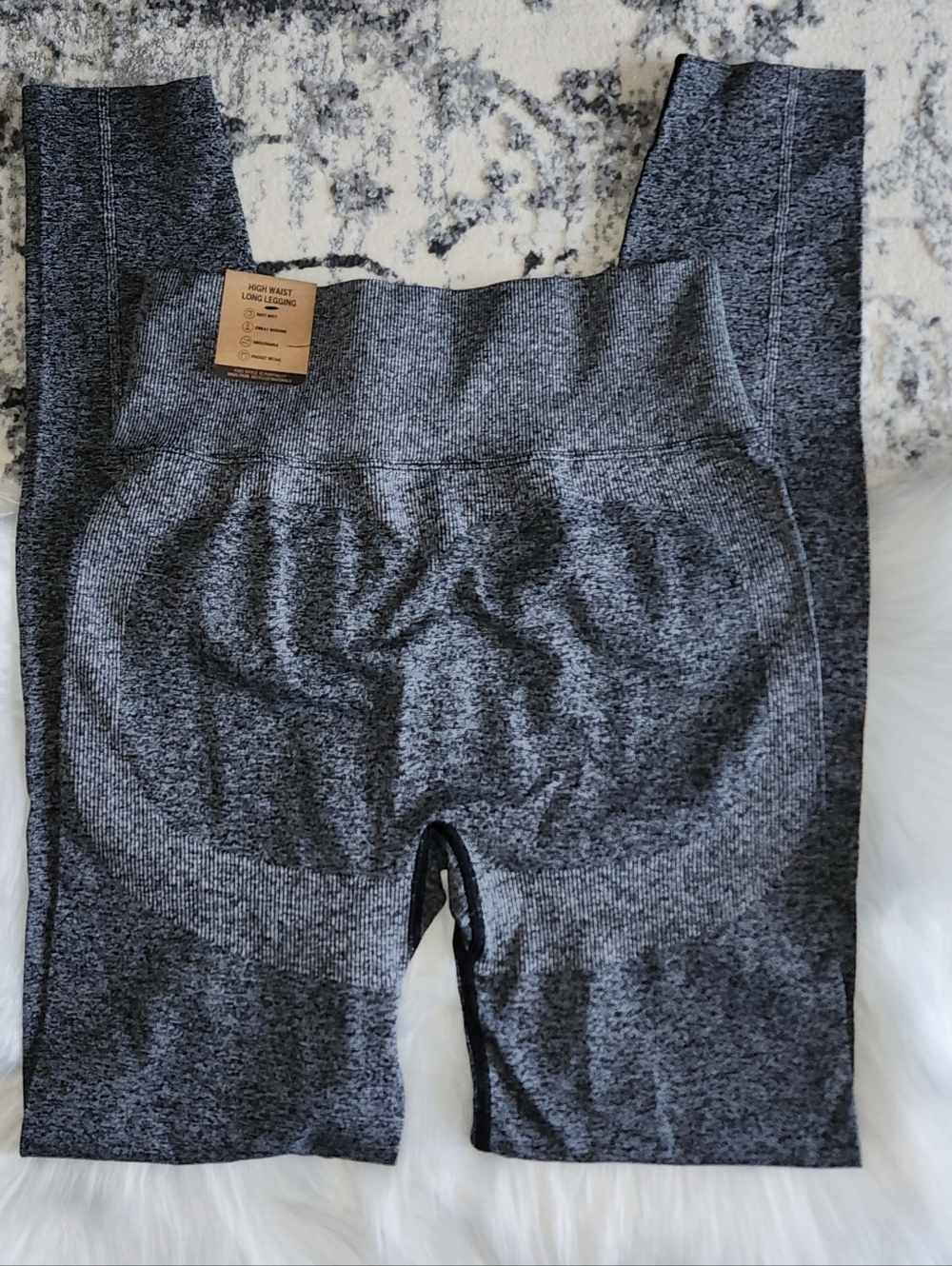 New Victoria Secret Pink Seamless Leggings M Gray Pants